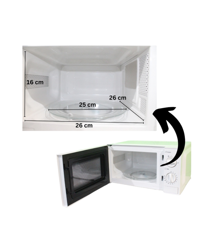 Astron MW-2022 Microwave Oven – 20L | 700W | White - Image 4